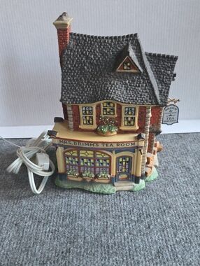 Department 56 Dickens Village Mrs. Brimm's Tea Room